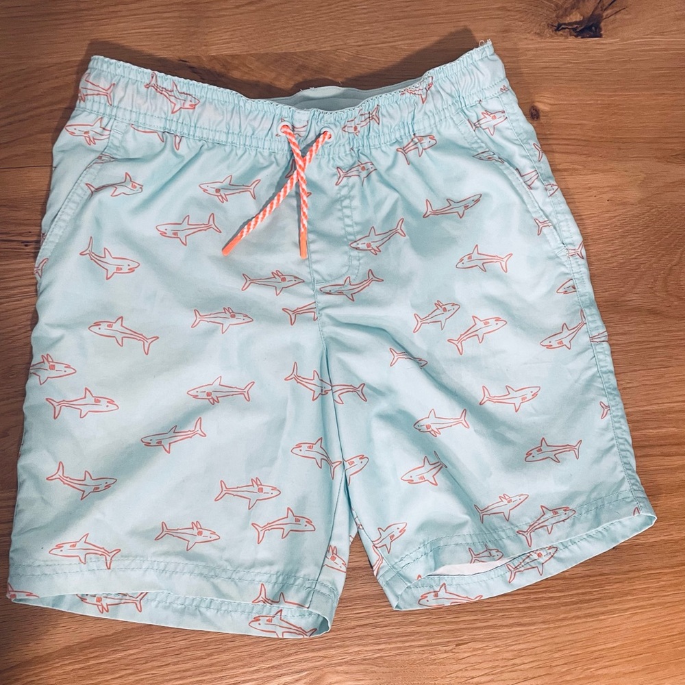 Cat & Jack Shark Print Swim Shorts